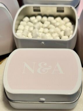 Bulk Lot 24 Peppermint Tins Party Favors Wedding Mints Favor Tins Candy Mints